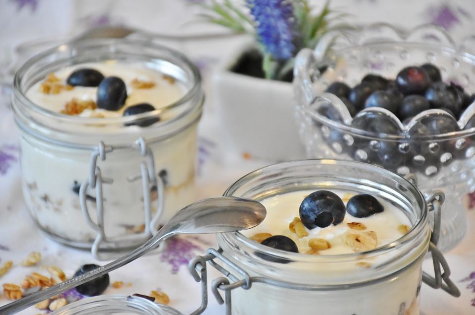 mirtilli yogurth cereali
