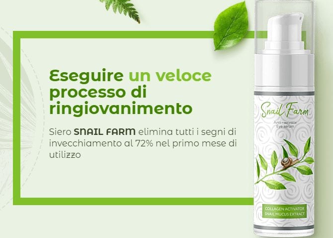 Siero alla bava di lumaca Snail Farm