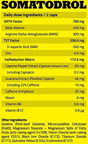 somatodrol ingredienti